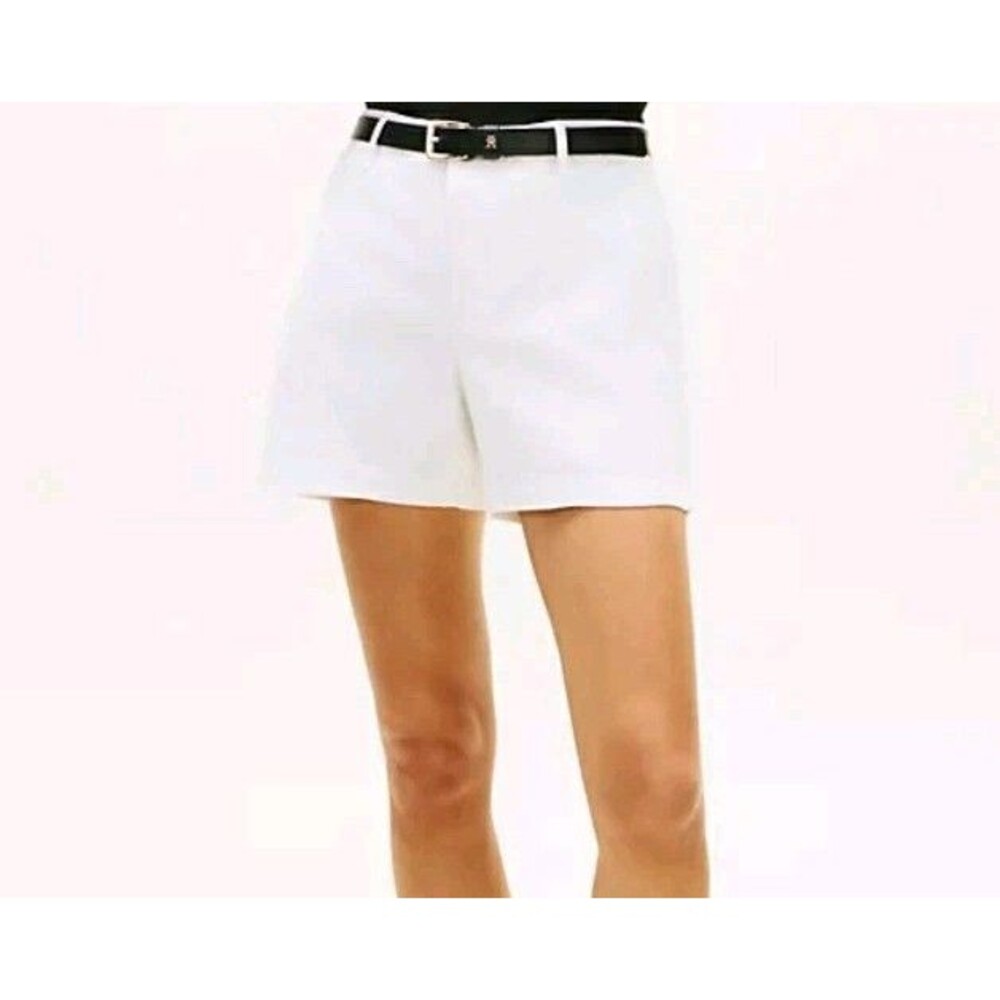 Nwt Tommy Hilfiger Classic Stretch Short 5" White Size 18 Slimming